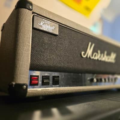 Marshall JCM25/50 "Silver Jubilee" Model 2550 2-Channel 50-Watt Guitar Amp Head 1987 - 1988 - Silver image 2