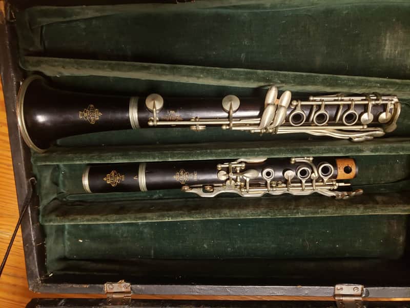Crazy Rare Vintage G. Leblanc Enhanced A Clarinet! Repadded, Left Eb, Key Of A! image 1