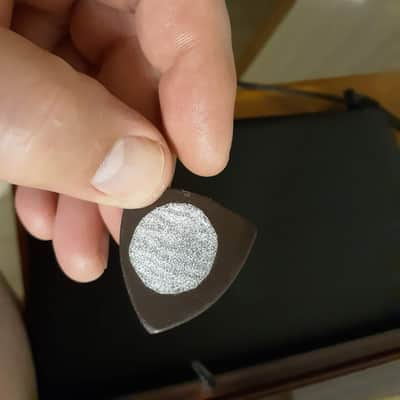 Handmade one of a kind guitar pick made and used by Les Paul The Godfather of the electric guitar image 3