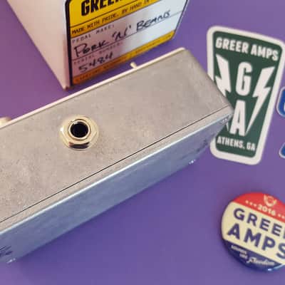 Greer Amps Pork N Beans Germanium 2 in 1 Boost Drive Pedal - Red image 7
