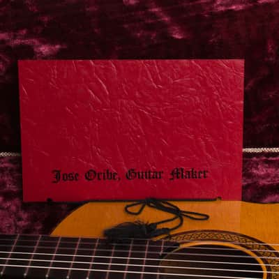 Jose Oribe  Calidad Suprema Model Classical Guitar (1990), original black hard shell case. image 19
