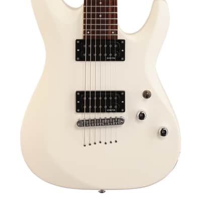 Schecter C7 Deluxe Electric Guitar Satin White image 3