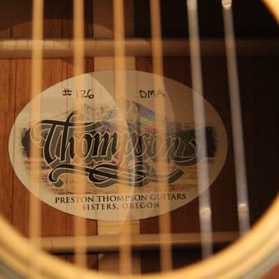 Preston Thompson Dreadnought Cuban Mahogany / Adirondack image 11