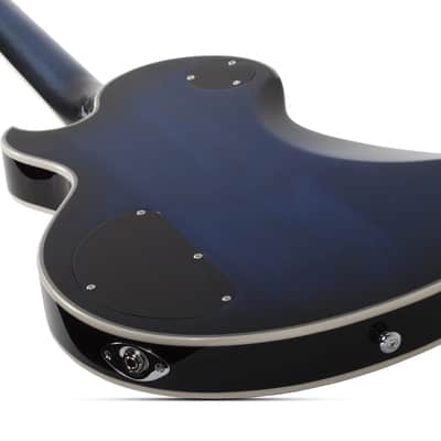 Schecter Solo-II Supreme Electric Guitar See Thru Blue Burst Brand New Solo II image 2