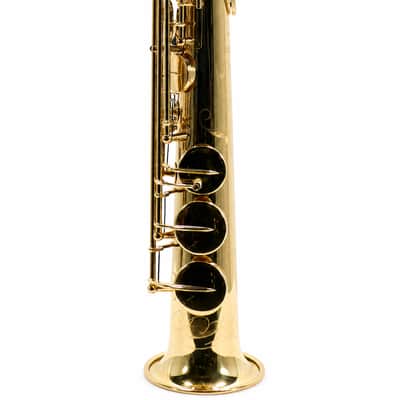 Yanagisawa SWO10 Professional Bb Soprano Saxophone in Gold Lacquer SN 00409374 image 7