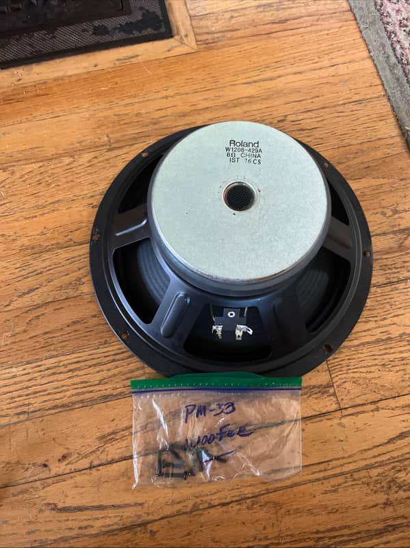 Roland Roland W1208-429A 12” 8 Ohm Woofer Speaker OEM PM-30 V-Drums Monitor image 1
