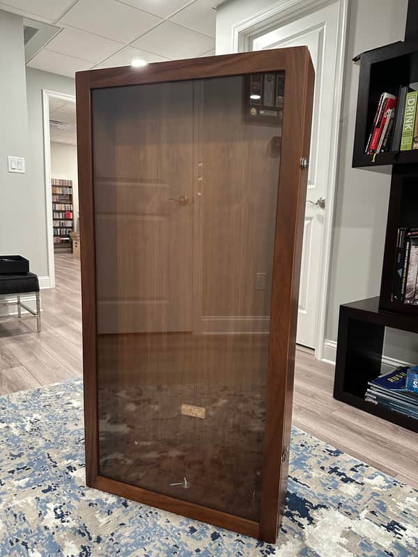 Acoustic Remedy ClimaCase - Rectangle Wall Case with UV Filtering Glass 2015 - Walnut image 1