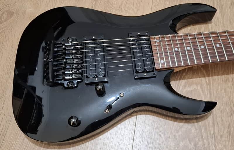Ibanez RGA8 8 String Guitar 27" Scale - Bare Knuckle Aftermath Pickups image 1