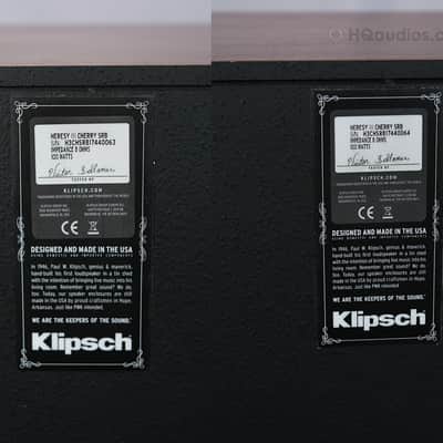 Klipsch Heresy III Pair of Speakers – Original boxes - Professionally Restored – 1-Year Warranty image 11