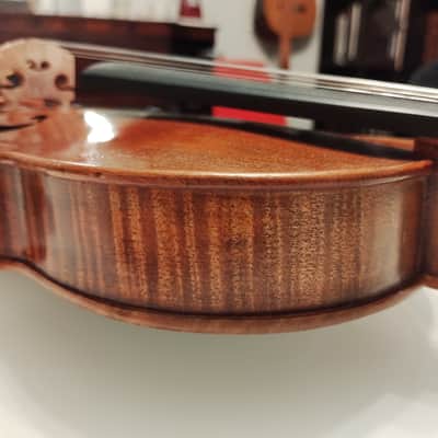 Alessandro Bertoli 4/4 Full size violin 2018 plus g Werner pernambuco bow and old case image 19