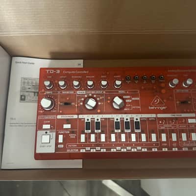 Behringer TD-3 Analog Bass Line Synthesizer 2019 - Present - Transparent Orange image 3