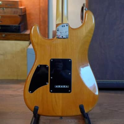 Immagine Fender American Deluxe Stratocaster QMT HSS Electric Guitar - 5