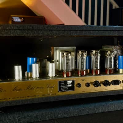 Marshall JMP 2203 Mk2 Master Model Lead 100-Watt Guitar Amp Head 1979 - Black image 10