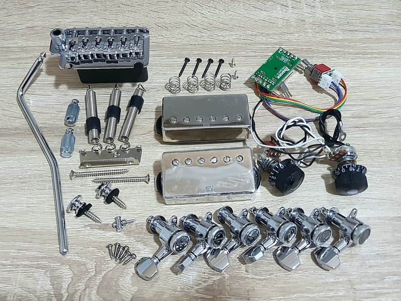 Complete Parts IBANEZ AZ Seymour Duncan HYPERION H-H w/ Wiring & Gotoh CHROME T1502 w/ Tuners image 1