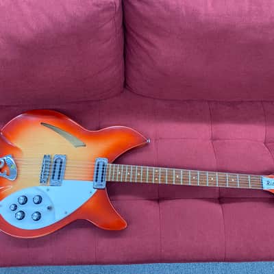 Rickenbacker 330/12 Electric 12-String Guitar 1967 - Fireglo with Original Case image 2