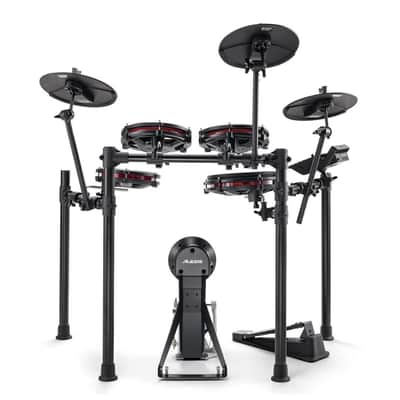 Alesis Nitro Max Kit Electronic Drum Set with Quiet Mesh Pads Bundle image 6