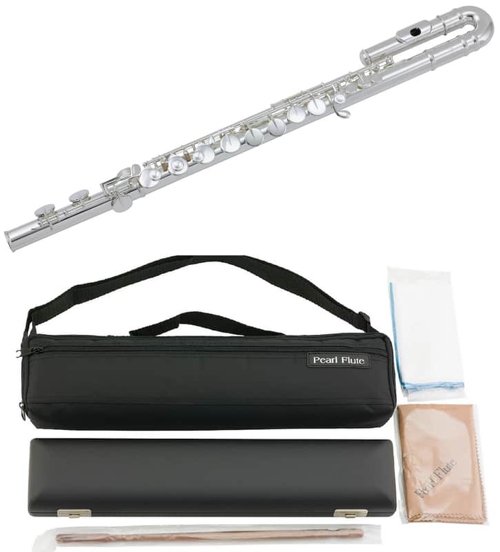 Pearl *Pre-Order* 201 Series Alto Flute Silver Plated w/Curved Upgraded Forza Headjoint +Case/Cover | PFAF201U | WorldShip | Special Order | Authorized Dealer image 1