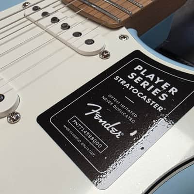 Fender Player Stratocaster Special Edition BRAND NEW FSR Sonic Blue with Roasted Maple Neck MIM Mexico Special Edition Run Strat Electric Guitar image 5