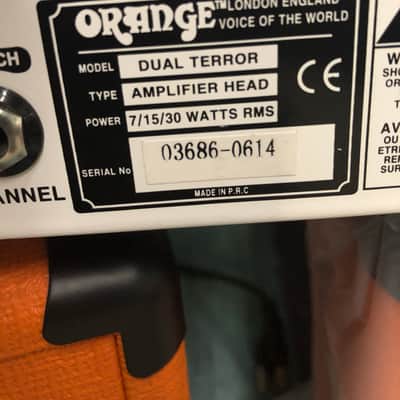 Orange Dual Terror 2017 Orange with 2 ppc 108 cabinets image 5