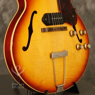 1962 Gibson ES-125 TDC Sunburst w/flame maple top image 5