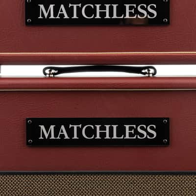 Matchless HC-30 Head & ESS 1x12 Cabinet - Burgundy / Gold Grille image 4