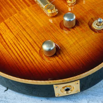 Cort MMP-2 Masterpiece Custom Shop Double Cutaway (Flame Brown Sunburst) image 3