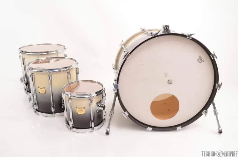YAMAHA Russ Kunkel 1990/07 Custom Model 4 Piece Drum Kit w/Cases + Extras #24733 image 1
