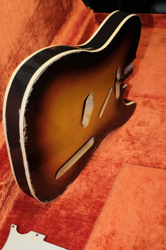 Freakaster Telecaster Custom Relic Body Sunburst | Reverb