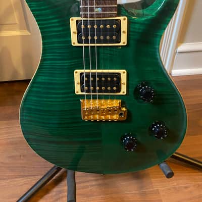 PRS Custom 24 Artist Package, PLEK'd - Trans green image 2