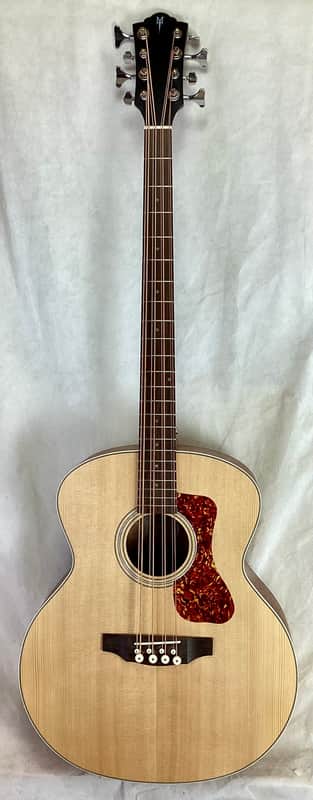 8 string Bass conversion of Guild B-240E acoustic/electric bass guitar image 1