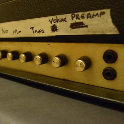 Marshall JMP 50 Watt 1978 Celebrity ARTIST owned Dan Hawkins of The Darkness Recording  Guitar Amp image 11