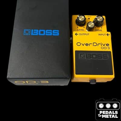 Boss OD-3 OverDrive (Silver Label) 1997 - Present - Yellow - X18553 image 1