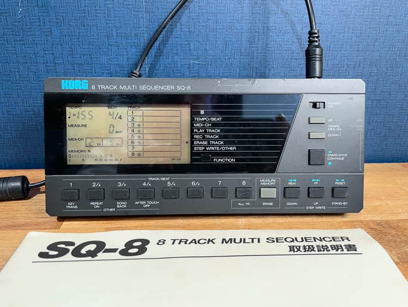 Korg SQ-8 1987 - Mint Portable MIDI Sequencer image 1