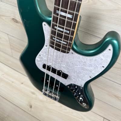 Fender Adam Clayton Jazz Bass Rosewood Fingerboard, Sherwood Green Metallic image 7