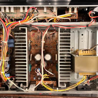 Vintage Teac A-919 DC 110 watts per channel Integrated Stereo Amplifier Phase Inverted Drive System image 15