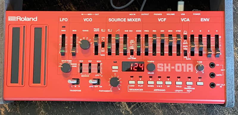 Roland SH-01A red Boutique Synthesizer Module image 1