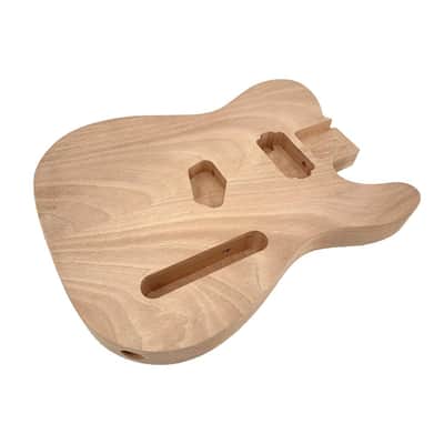 Electric Guitar Body Blank Solid wood Electric Guitar Body Unfinished Project Guitar Body Replacement (Mahogany wood) image 7