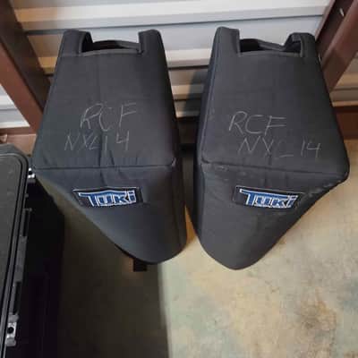 RCF (2) NXL 14-A Column Speakers with SKB Case and Tuki Covers image 8