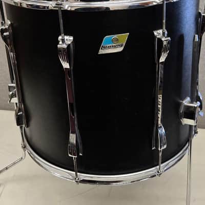 Vintage Ludwig 6 Piece 70s Black Panther Drum Set Shell Kit 26/13/14/15/16/18" image 17