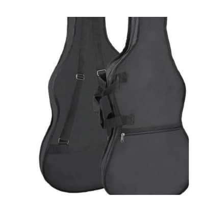 Electric Bass Guitar Gig Bag With Large Pocket - Black B-00 image 2