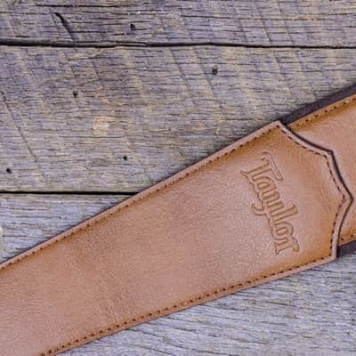 Taylor 2.75" Vegan Leather Guitar Strap- Tan image 3