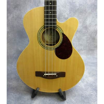 Greg Bennett Design by Samick Samick AB-2 Acoustic 4-string Bass - w/case – Natural Finish image 7