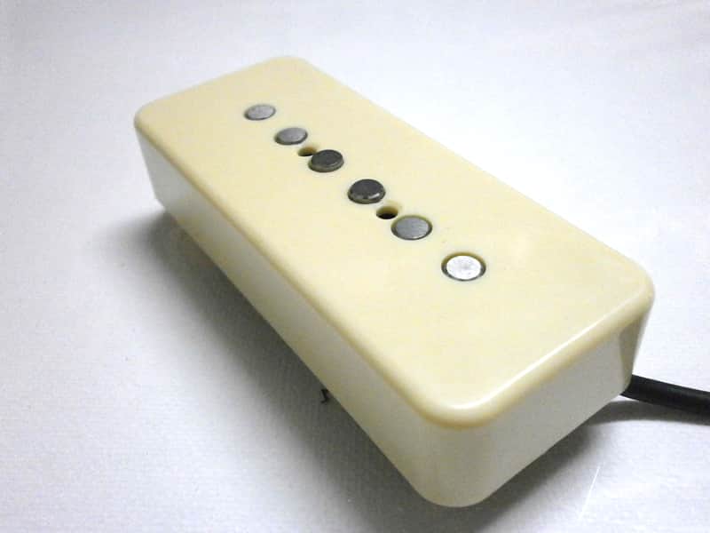 Hybrid P90 CREAM Soap Bar ROD Poles Strat TONE Stratocaster Guitar Pickup Fits Epi Gibson LP SG JR Q image 1