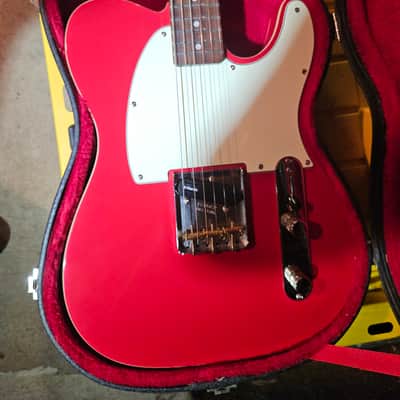 Classic vibe esquire, bright red Duncan mini humbucker image 2