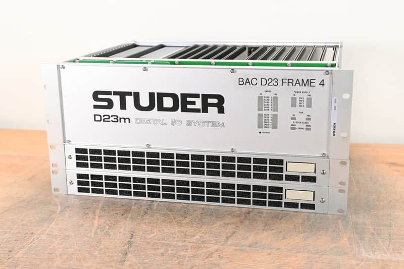 Studer D23m I/O System w/ A-Link HD Card, Fan Module, and Filter Module CG01BZK image 1