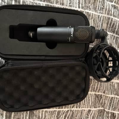 Sony C80 Large Diaphragm Cardioid Condenser Microphone 2022 - Present - Black image 3