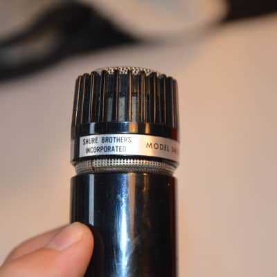 Shure real Vintage Microphone Unidyne III / Model 545-SD * Made in 1970 in the USA * Comes with the Original Bag * about 50 years old / very rare / sounds great for stage and studio image 7