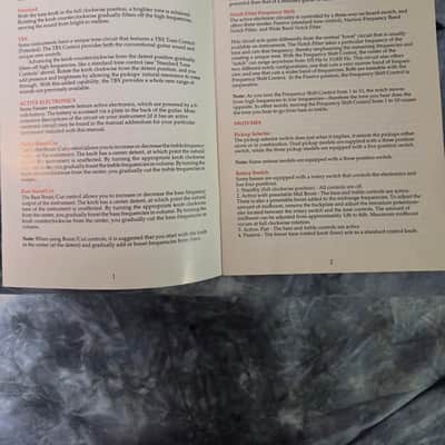 Vintage 1994 Fender Owners Manual for Guitars and Basses Case Candy image 5