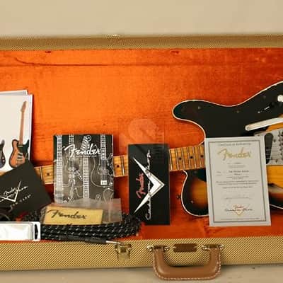 Fender Custom Shop Masterbuilt Telecaster '69 Thinline Bigsby 2012 2 Color Sunburst image 21