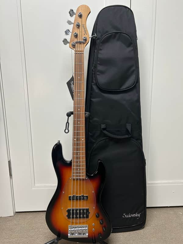 Sadowsky MetroExpress 21 Fret Vintage M/J Bass 5 String Morado Fretboard - Tobacco Sunburst image 1